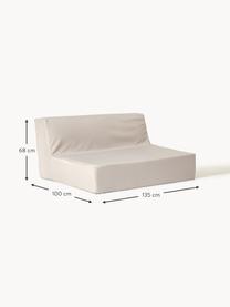 Funda protectora de exterior para sofá lounge Grow, Fibra sintética, Gris claro, An 240 x L 260 cm (para camas de 200 x 200 cm)