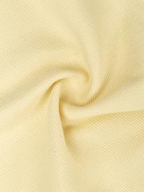 Housse de coussin en coton jaune clair Mads, 100 % coton, Jaune, larg. 40 x long. 40 cm