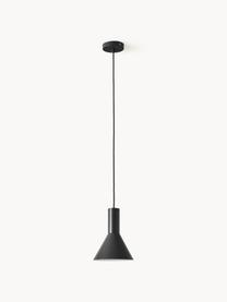 Kleine design hanglamp Lyss, Zwart, Ø 18 x H 23 cm