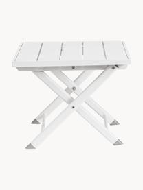 Table de jardin pliante Taylor, Acier, revêtement par poudre, Blanc, larg. 44 x prof. 44 cm