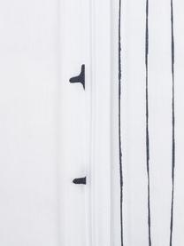 Dwustronna pościel z bawełny renforcé Odd Twins, Biały, antracytowy, 135 x 200 cm
