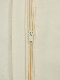 Funda de cojín texturizada Karina, 100% algodón, Blanco,beige,amarillo, An 45 x L 45 cm