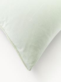 Funda de almohada de algodón Harvey, Tonos verdes, An 45 x L 110 cm
