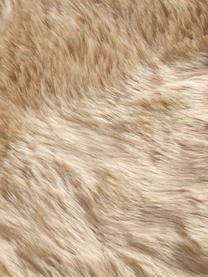 Kunstfell Mathilde, glatt, Vorderseite: 65 % Acryl, 35 % Polyeste, Rückseite: 100 % Polyester, Beige, B 60 x L 90 cm
