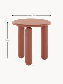 Table d'appoint ronde Undique Mas, Nougat, Ø 48 x haut. 51 cm