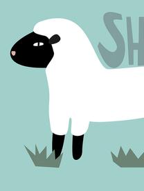 Poster enfant Sheep, Vert