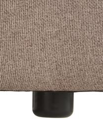 Modulares Sofa Lennon (4-Sitzer) mit Hocker, Bezug: 100 % Polyester Der strap, Gestell: Massives Kiefernholz FSC-, Füße: Kunststoff, Webstoff Taupe, B 327 x T 207 cm