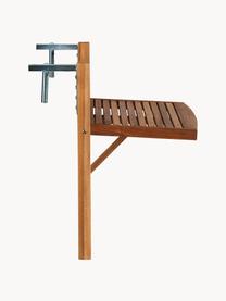 Balkon-Klapptisch Lodge aus Holz, Akazienholz, geölt, Akazienholz, B 57 x H 64 cm