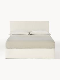 Kontinentální postel Eliza, Krémově bílá, Š 140 cm, D 200 cm, stupeň tvrdosti H2