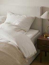 Kontinentální postel Eliza, Krémově bílá, Š 140 cm, D 200 cm, stupeň tvrdosti H2