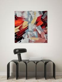 Toile peinte à la main Connessione di Colori, Multicolore, larg. 100 x haut. 100 cm