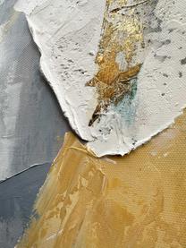 Ręcznie malowany obraz na płótnie Connessione di Colori, Stelaż: drewno sosnowe, Wielobarwny, S 100 x W 100 cm