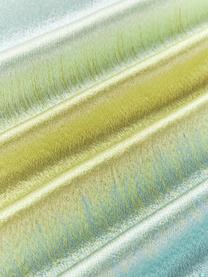 Copricuscino ricamato con sfumatura Kelby, Rivestimento: 100% cotone, Tonalità verdi, petrolio, Larg. 50 x Lung. 50 cm