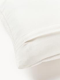 Kissenhüllen Kaspar mit getufteten Verzierungen und Fransen, 2 Stück, 100 % Baumwolle, Weiss, B 45 x L 45 cm