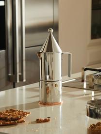 Kaffeekocher La Conica für drei Tassen, Sockel: Kupfer, Silberfarben, glänzend, Ø 8 x H 24 cm