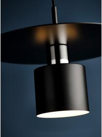 Dizajnové závesné svietidlo Kolorit, Čierna, Ø 34 x V 24 cm
