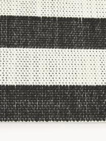 Tapis d'extérieur à jeu de rayures Axa, 70 % polypropylène, 30 % polyester, Blanc cassé, noir, larg. 200 x long. 290 cm (taille L)