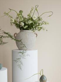 Váza s pieskovým povrchom Leana, Terakota, Krémovobiela, Ø 33 x V 31 cm