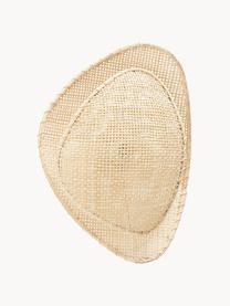 Plafonnier en rotin Senja, Beige, larg. 50 x haut. 23 cm