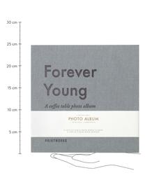 Fotoalbum Forever Young, Grijs, blauw, wit, zwart, 25 x 25 cm