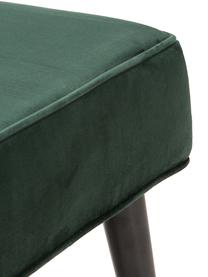 Banquette en velours Beverly, Vert foncé, larg. 140 x haut. 46 cm