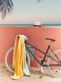 Toalla de playa Sunny Lime, Amarillo, azul claro, An 100 x L 180 cm