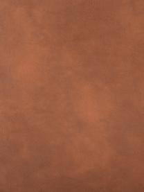 Silla tapizada en cuero sintético Frankie, Tapizado: cuero sintético (poliuret, Estructura: polipropileno, Patas: metal, Marrón caramelo, negro, An 53 x F 50 cm