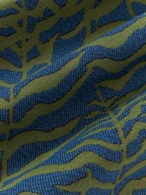 Zewnętrzna poszewka na poduszkę Ortun, Tapicerka: 100% poliakryl barwiony p, Ciemny zielony, ciemny niebieski, S 40 x D 40 cm