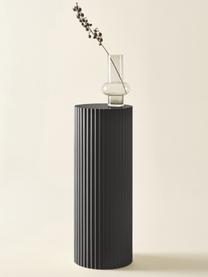 Columna decorativa mate Lunden, Tablero de fibras de densidad media (MDF) pintado, Negro, Ø 30 x Al 80 cm