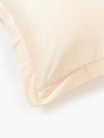 Baumwollsatin-Kopfkissenbezug Premium, Webart: Satin Fadendichte 500 TC,, Peach, B 40 x L 80 cm