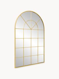Nástenné zrkadlo vo vzhľade okna Clarita, Odtiene zlatej, Š 60 x V 90 cm