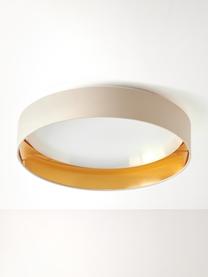 LED-Deckenleuchte Mallory, Rahmen: Metall, lackiert, Diffusorscheibe: Kunststoff, Beige, Goldfarben, Ø 41 x H 10 cm
