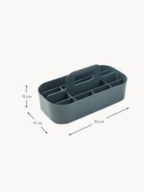 Organizer Hope, 60% plastica ABS riciclata, 40% plastica ABS, Grigio blu, Larg. 33 x Alt. 15 cm