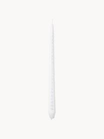 Bougie de l'Avent Taper, Paraffine, Blanc, argenté, Ø 3 x haut. 33 cm