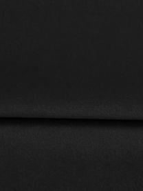 Canapé convertible 3 places avec rangement Lea, Velours noir, couleur laitonnée, larg. 215 x prof. 94 cm