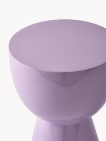 Ronde bijzettafel Tam Tam, Kunststof, gelakt, Lavendel, Ø 36 x H 46 cm