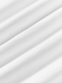 Copripiumino in cotone con superficie strutturata e orlo rialzato Jonie, Retro: ranforce Densità dei fili, Bianco, Larg. 200 x Lung. 200 cm