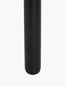 Tavolo in legno Storm, varie misure, Legno di frassino laccato nero, Larg. 220 x Prof. 90 cm