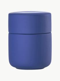 Bote suave Ume, Gres cubierto con una superficie de tacto suave (plástico), Azul real, Ø 8 x Al 10 cm