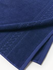 Handdoek Cordelia in verschillende formaten, Donkerblauw, Douchehanddoek, B 70 x L 140 cm