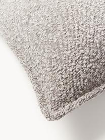 Cojín en tejido bouclé sofá Lennon, Funda: tejido bouclé (80% poliés, Bouclé gris pardo, An 50 x L 80 cm