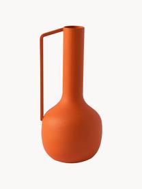 Vases design Roman, 4 pièces, Fer, revêtement par poudre, Orange, vert menthe, rouge rouille, aubergine, Lot de tailles différentes