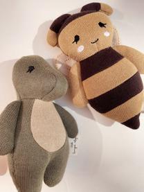 Bavlnená plyšová hračka Bee, Okrová, tmavohnedá, D 15 cm