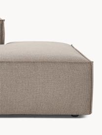 Diván modular Lennon, Tapizado: 100% poliéster Alta resis, Estructura: madera contrachapada de p, Patas: plástico Este producto es, Tejido gris pardo, An 269 x F 119 cm, reposabrazos derecho