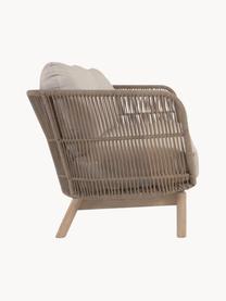 Tuin loungebank (2-zits) Catalina van acaciahout, Bekleding: 100 % polyester, Frame: Acaciahout, FSC-gecertifi, Corduroy beige, acaciahout, B 170 x D 80 cm