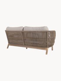 Garten-Loungesofa (2-Sitzer) Catalina aus Akazienholz, Bezug: 100 % Polyester, Gestell: Akazienholz, FSC-zertifiz, Cord Hellbeige, Akazienholz, B 170 x T 80 cm