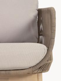 Garten-Loungesofa (2-Sitzer) Catalina aus Akazienholz, Bezug: 100 % Polyester, Gestell: Akazienholz, FSC-zertifiz, Cord Hellbeige, Akazienholz, B 170 x T 80 cm