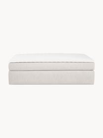 Boxspringbed Enya, Matras: 5-zones pocketvering, Poten: kunststof Dit product is , Geweven stof greige, B 180 x L 200 cm, hardheidsgraad H3