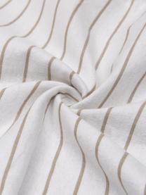 Flanelová obojstranná obliečka na vankúš Talin, 2 ks, Béžová, biela, Š 40 x D 80 cm