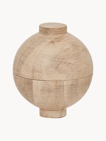 Aufbewahrungsdose Sphere, Holz, Helles Holz, Ø 12 x H 15 cm
